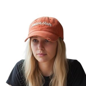 Orange Beach Hair Cap